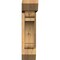 Ekena Millwork Olympic Slat Smooth Bracket w/ Offset Brace, Western Red Cedar, 5 1/2"W x 18"D x 22"H BKT0604X18X22OLY06SWR - alternate 2